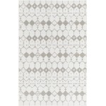 Rug Unique Loom Outdoor Trellis Ivory/Gray Sample 1' 0 x 1' 0