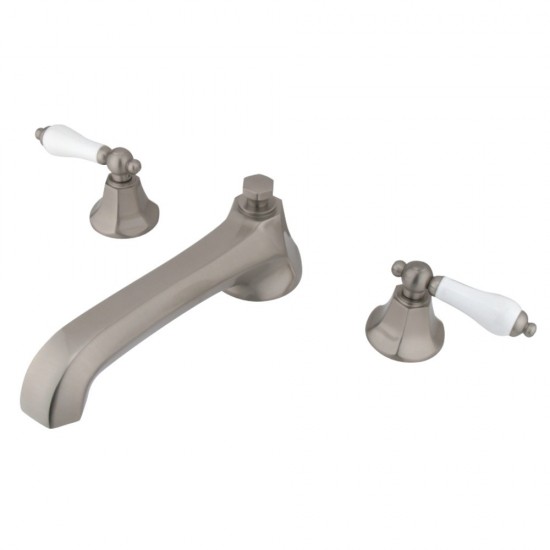 Kingston Brass Metropolitan Roman Tub Faucet, Brushed Nickel