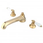 Kingston Brass Metropolitan Roman Tub Faucet, Polished Brass