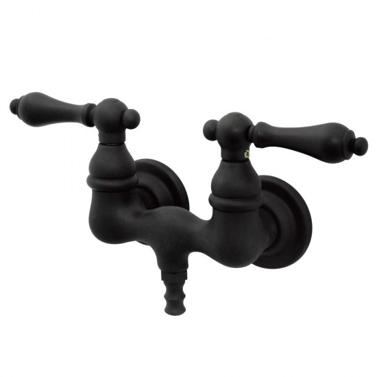 Kingston Brass Vintage 3-3/8-Inch Wall Mount Tub Faucet, Oil Rubbed Bronze