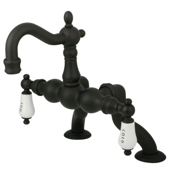 Kingston Brass Vintage Clawfoot Tub Faucet, Oil Rubbed Bronze