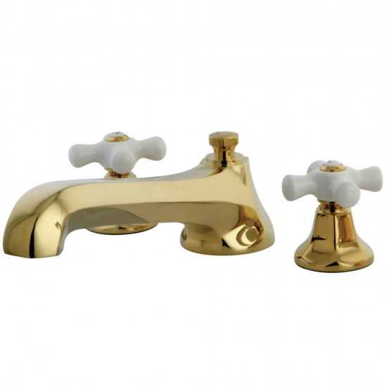 Kingston Brass Metropolitan Roman Tub Faucet, Polished Brass