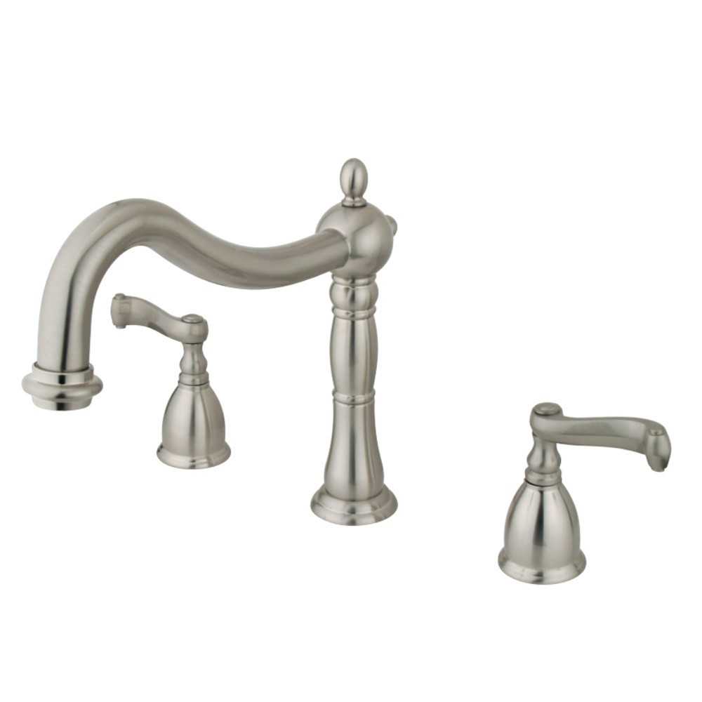 Kingston Brass Heritage Roman Tub Faucet, Brushed Nickel Kingston Brass Heritage Roman Tub Faucet, Brushed Nickel