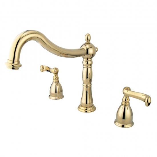 Kingston Brass Heritage Roman Tub Faucet, Polished Brass