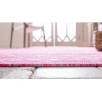 Rug Unique Loom Outdoor Trellis Pink Round 4' 0 x 4' 0
