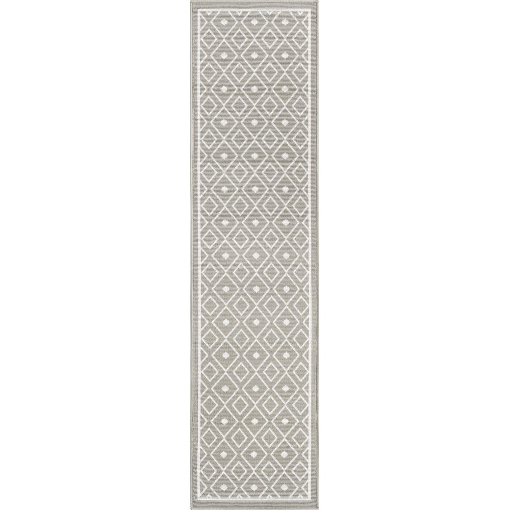 Rug Unique Loom Outdoor Trellis Gray Runner 2' 0 x 8' 0 Rug Unique Loom Outdoor Trellis Gray Runner 2' 0 x 8' 0