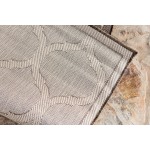 Rug Unique Loom Outdoor Trellis Brown Runner 2' 2 x 6' 0