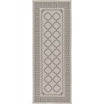 Rug Unique Loom Outdoor Trellis Gray Runner 2' 2 x 6' 0