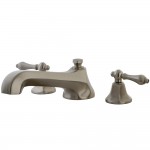 Kingston Brass Metropolitan Roman Tub Faucet, Brushed Nickel