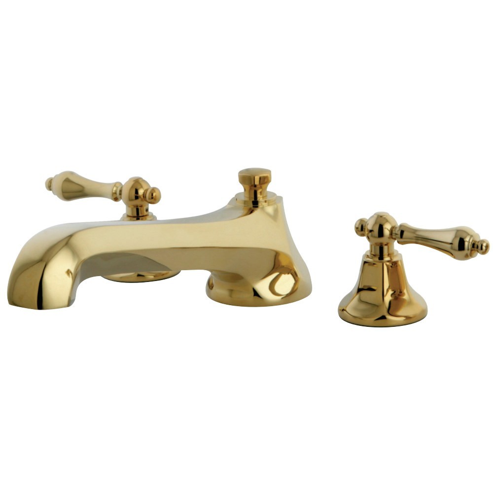 Kingston Brass Metropolitan Roman Tub Faucet, Polished Brass Kingston Brass Metropolitan Roman Tub Faucet, Polished Brass