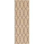 Rug Unique Loom Outdoor Trellis Tan Runner 2' 0 x 6' 0
