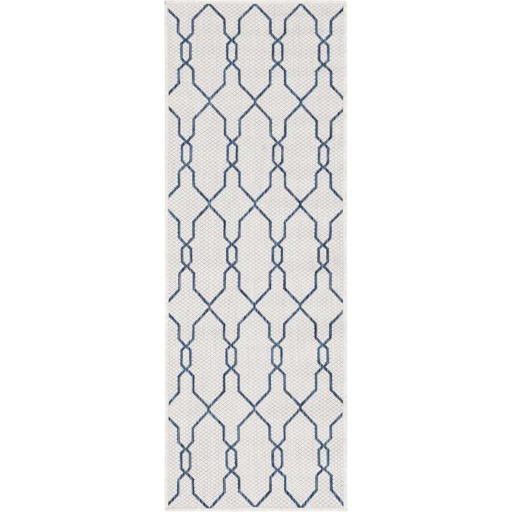 Rug Unique Loom Outdoor Trellis Ivory Runner 2' 0 x 6' 0 Rug Unique Loom Outdoor Trellis Ivory Runner 2' 0 x 6' 0
