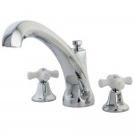 Kingston Brass Metropolitan Roman Tub Faucet, Polished Chrome