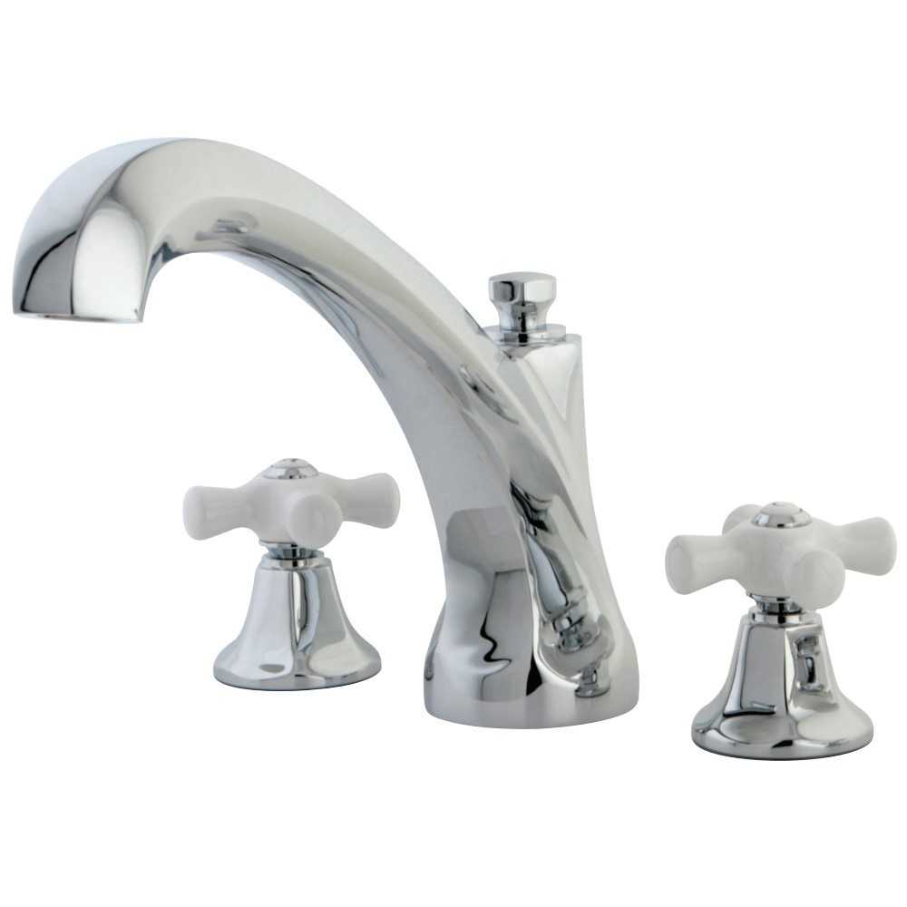 Kingston Brass Metropolitan Roman Tub Faucet, Polished Chrome