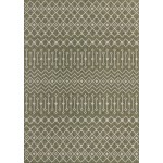 Rug Unique Loom Outdoor Trellis Green Rectangular 9' 10 x 14' 0