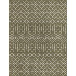 Rug Unique Loom Outdoor Trellis Green Rectangular 9' 10 x 13' 0