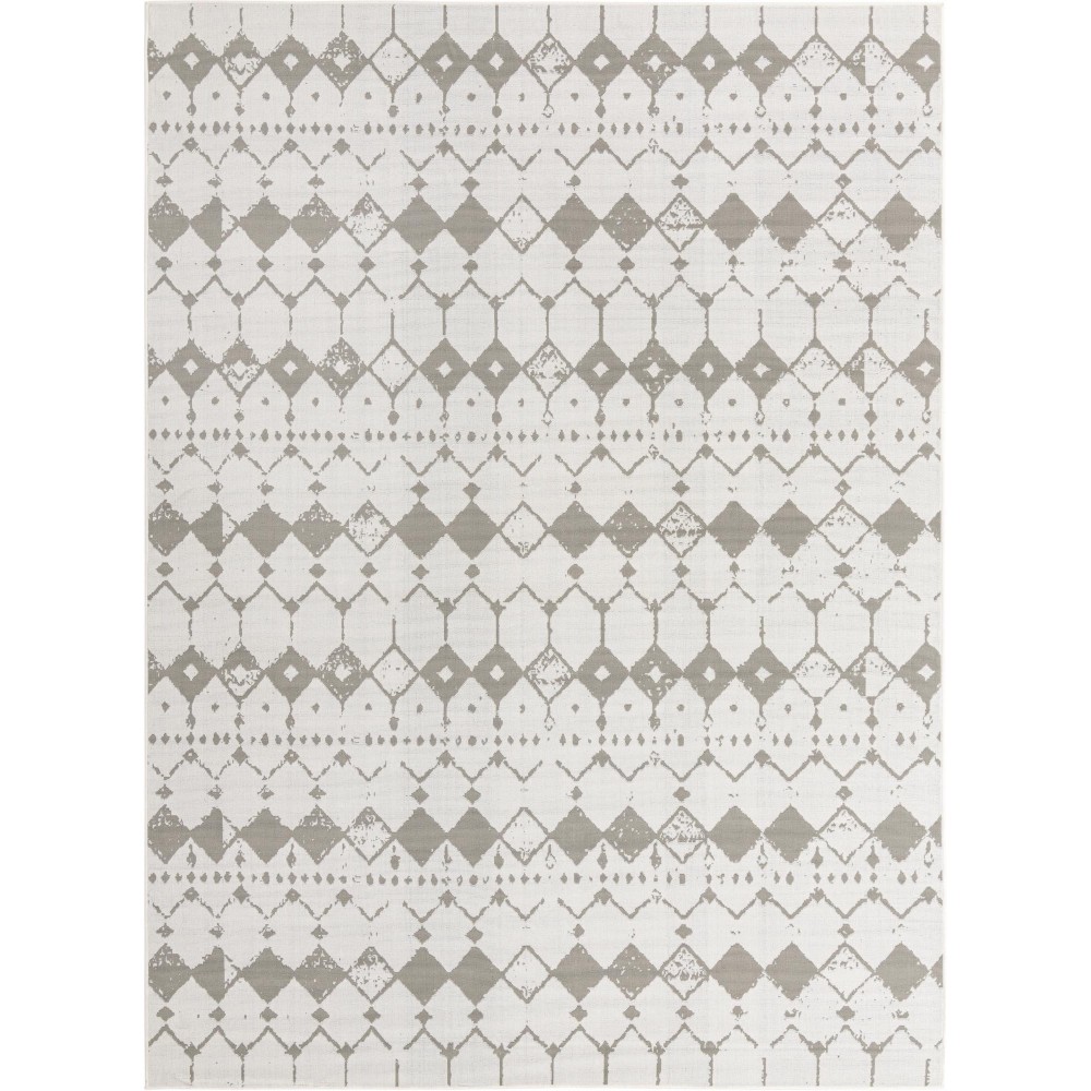 Rug Unique Loom Outdoor Trellis Ivory/Gray Rectangular 9' 0 x 12' 0 Rug Unique Loom Outdoor Trellis Ivory/Gray Rectangular 9' 0 x 12' 0