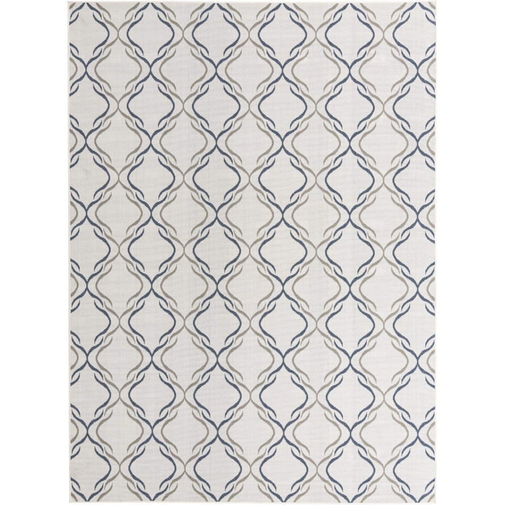 Rug Unique Loom Outdoor Trellis Ivory Rectangular 9' 0 x 12' 0 Rug Unique Loom Outdoor Trellis Ivory Rectangular 9' 0 x 12' 0