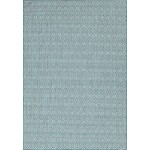 Rug Unique Loom Outdoor Trellis Teal Rectangular 8' 0 x 11' 4