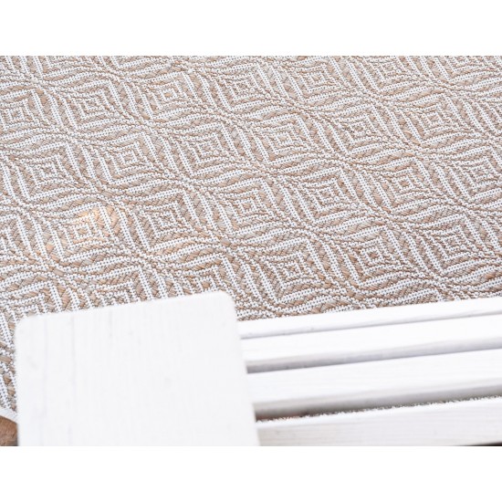 Rug Unique Loom Outdoor Trellis Tan Rectangular 8' 0 x 11' 4