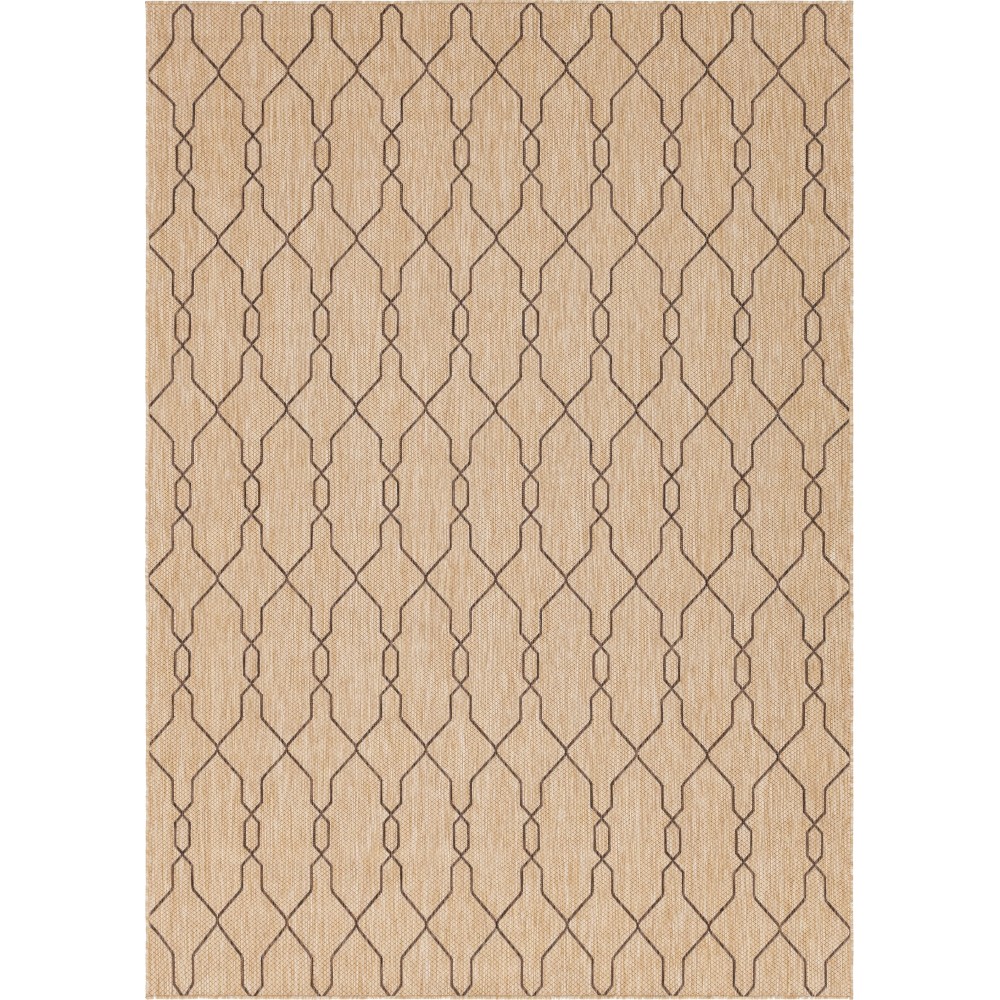Rug Unique Loom Outdoor Trellis Tan Rectangular 8' 0 x 11' 4 Rug Unique Loom Outdoor Trellis Tan Rectangular 8' 0 x 11' 4