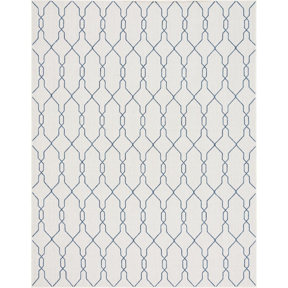 Rug Unique Loom Outdoor Trellis Ivory Rectangular 9' 0 x 12' 0 Rug Unique Loom Outdoor Trellis Ivory Rectangular 9' 0 x 12' 0