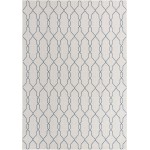 Rug Unique Loom Outdoor Trellis Ivory Rectangular 8' 0 x 11' 4