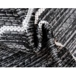 Rug Unique Loom Outdoor Trellis Charcoal Rectangular 9' 0 x 12' 0