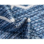 Rug Unique Loom Outdoor Trellis Navy Blue Rectangular 8' 0 x 11' 4