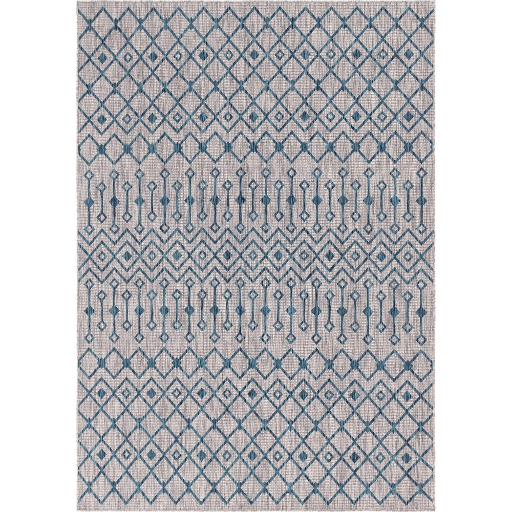 Rug Unique Loom Outdoor Trellis Gray Rectangular 8' 0 x 11' 4 Rug Unique Loom Outdoor Trellis Gray Rectangular 8' 0 x 11' 4
