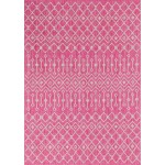 Rug Unique Loom Outdoor Trellis Pink Rectangular 8' 0 x 11' 4