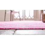 Rug Unique Loom Outdoor Trellis Pink Rectangular 8' 0 x 11' 4