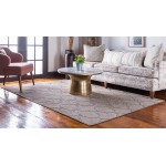 Rug Unique Loom Outdoor Trellis Light Brown Rectangular 9' 0 x 12' 0