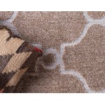 Rug Unique Loom Outdoor Trellis Light Brown Rectangular 9' 0 x 12' 0