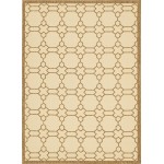 Rug Unique Loom Outdoor Trellis Beige Rectangular 8' 0 x 11' 4