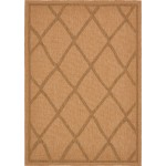 Rug Unique Loom Outdoor Trellis Light Brown Rectangular 8' 0 x 11' 4