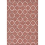 Rug Unique Loom Outdoor Trellis Rust Red Rectangular 8' 0 x 11' 4