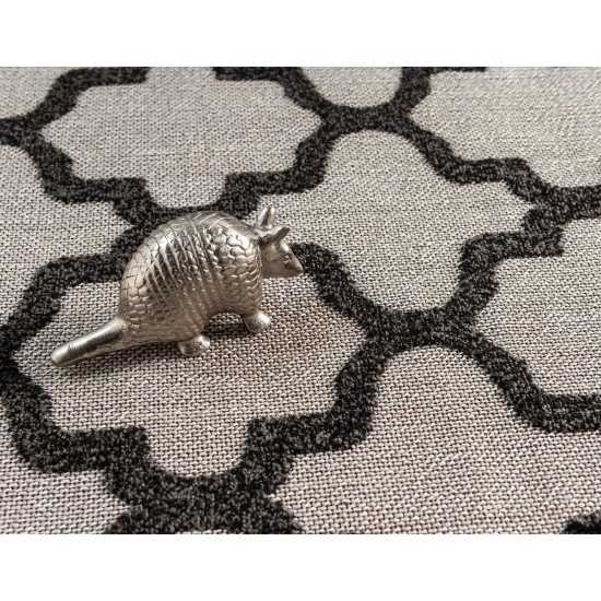 Rug Unique Loom Outdoor Trellis Black Rectangular 8' 0 x 10' 0