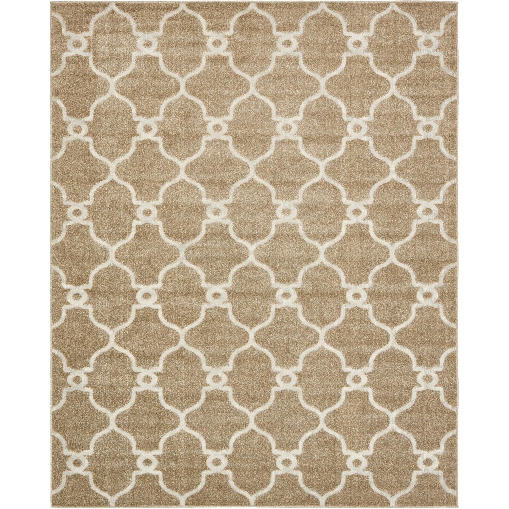 Rug Unique Loom Outdoor Trellis Light Brown Rectangular 8' 0 x 10' 0 Rug Unique Loom Outdoor Trellis Light Brown Rectangular 8' 0 x 10' 0
