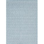 Rug Unique Loom Outdoor Trellis Blue Rectangular 7' 0 x 10' 0