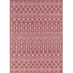 Rug Unique Loom Outdoor Trellis Rust Red Rectangular 7' 0 x 10' 0