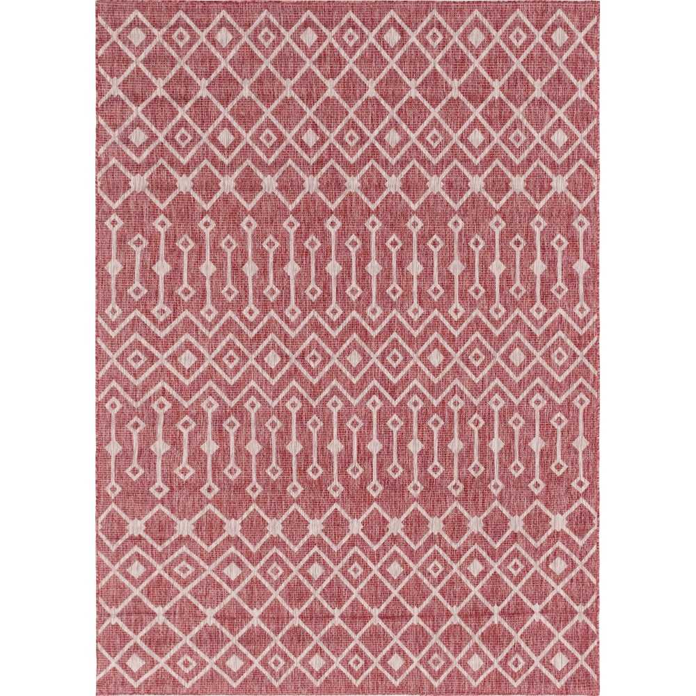 Rug Unique Loom Outdoor Trellis Rust Red Rectangular 7' 0 x 10' 0 Rug Unique Loom Outdoor Trellis Rust Red Rectangular 7' 0 x 10' 0