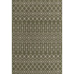 Rug Unique Loom Outdoor Trellis Green Rectangular 7' 0 x 10' 0