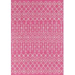 Rug Unique Loom Outdoor Trellis Pink Rectangular 7' 0 x 10' 0