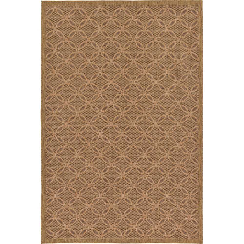 Rug Unique Loom Outdoor Trellis Light Brown Rectangular 7' 0 x 10' 0 Rug Unique Loom Outdoor Trellis Light Brown Rectangular 7' 0 x 10' 0