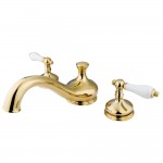 Kingston Brass Heritage Roman Tub Faucet, Polished Brass