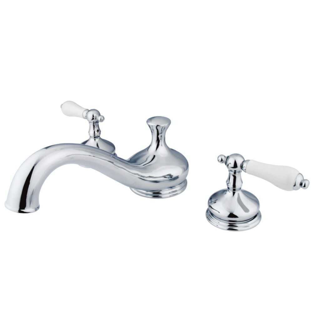 Kingston Brass Heritage Roman Tub Faucet, Polished Chrome Kingston Brass Heritage Roman Tub Faucet, Polished Chrome