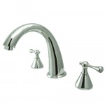 Kingston Brass English Country Roman Tub Faucet, Polished Chrome