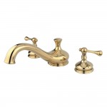 Kingston Brass Vintage Roman Tub Faucet, Polished Brass