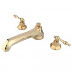 Kingston Brass Metropolitan Roman Tub Faucet, Polished Brass